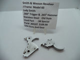 J60107 Smith & Wesson J Frame Model 60  Lady Smith.38 Special .300 Trigger & .265 Hammer Used