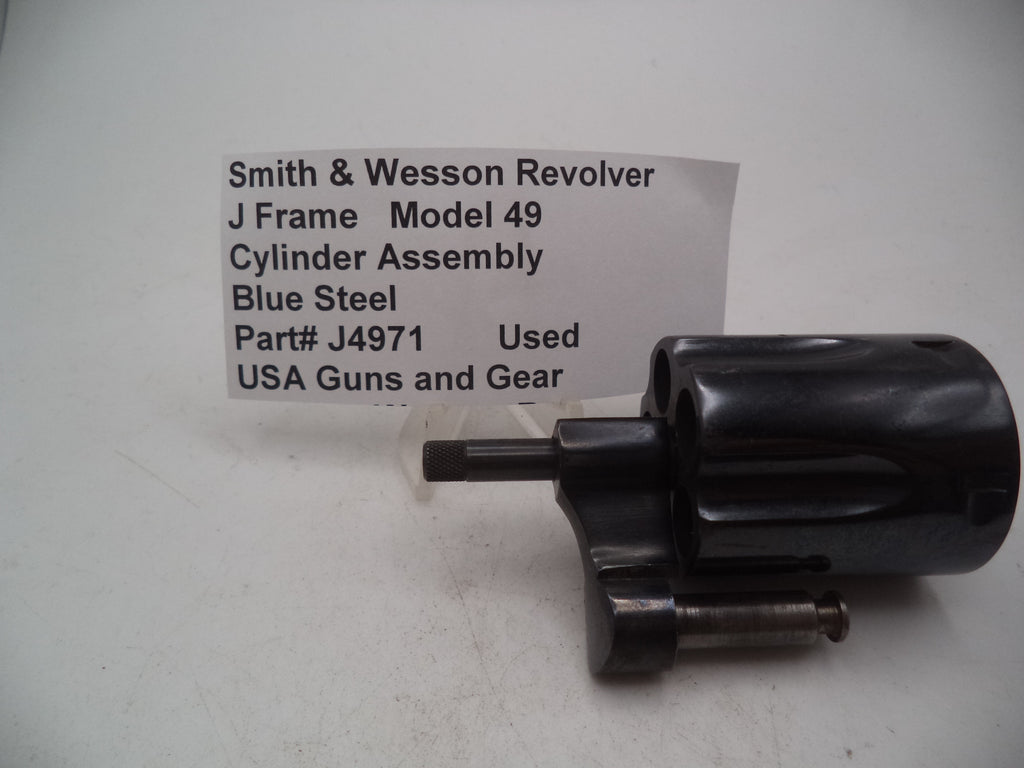 Smith & Wesson Revolver J Frame Model 49 Cylinder Assembly Blue Steel Used J4971