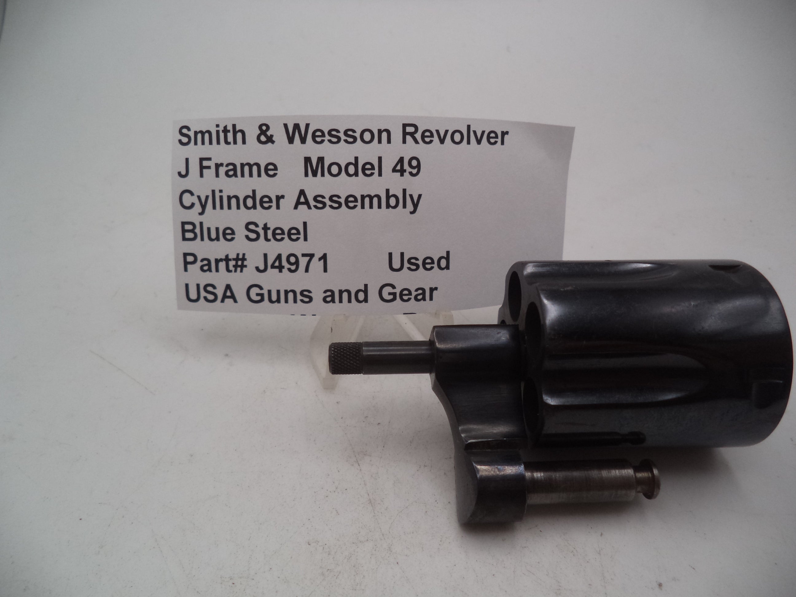 Smith & Wesson Revolver J Frame Model 49 Cylinder Assembly Blue Steel Used J4971