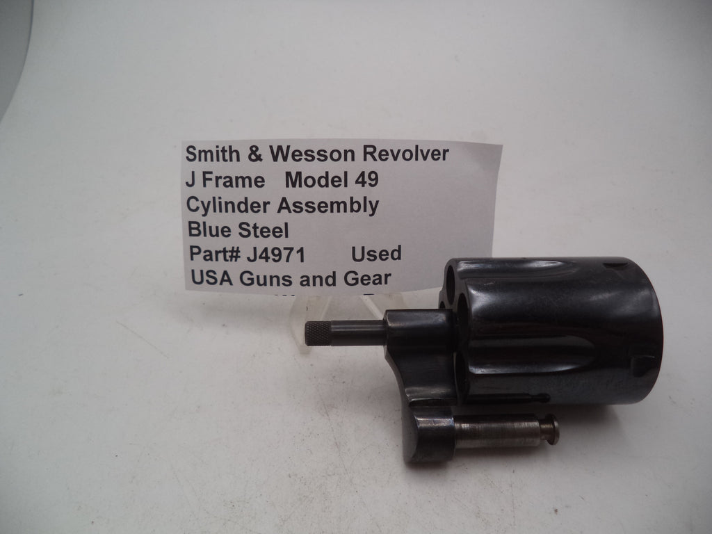 Smith & Wesson Revolver J Frame Model 49 Cylinder Assembly Blue Steel Used J4971