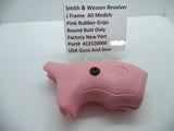413120000 Smith & Wesson J Frame Round Butt Pink Rubber Grips New