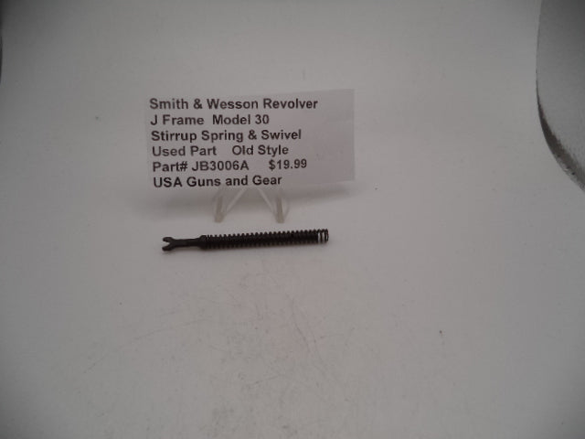 JB3006A Smith & Wesson J Frame Model 30 Stirrup Spring Swivel Used  Old Style