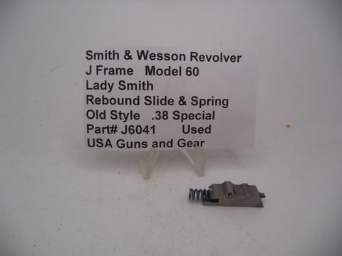 J6041 Smith & Wesson J Frame Model 60  Lady Smith.38 Special Rebound Slide & Spring Used