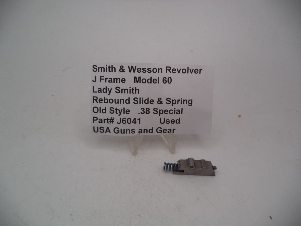 Smith & Wesson J Frame Model 60 Lady Smith Rebound Slide & Spring .38 Special Used - J6041