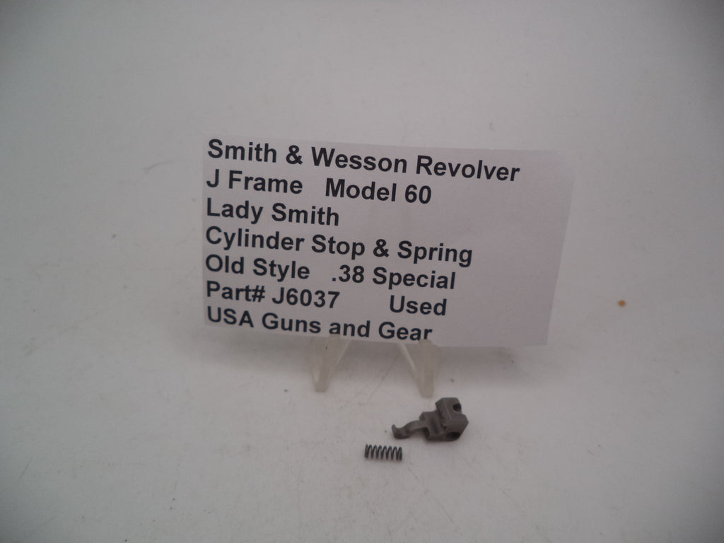 Smith & Wesson J Frame Model 60 Lady Smith Cylinder Stop & Spring .38 Special Used - J6037