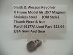 66177A Smith & Wesson K Frame Model 66 Thumb Piece & Nut Used .357 Magnum