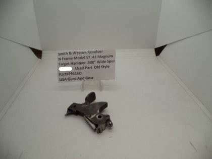 29116D Smith & Wesson Revolver N Frame Model 57 Target Hammer .41 Magnum  Used