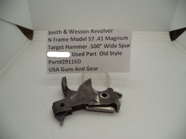 Smith & Wesson Revolver N Frame Model 57 Target Hammer .500" Wide Spur .41 Magnum Used 29116D