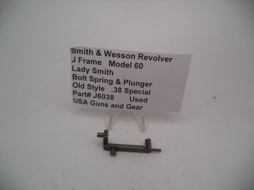 Smith & Wesson J Frame Model 60 Lady Smith Bolt Spring & Plunger .38 Special Used - J6038