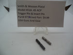 977A Smith & Wesson Model 4516  .45 ACP Trigger Pin & Insert Pin Used Parts