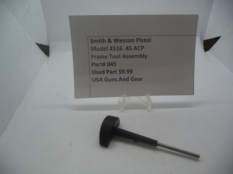 045 Smith & Wesson Pistol Model 4516 Frame Tool Assembly Used Part .45 ACP S&W