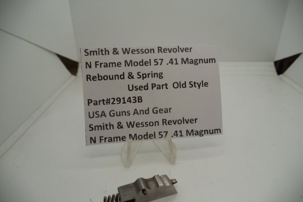 Smith & Wesson Revolver N Frame Model 57 Rebound Slide & Spring .41 Magnum Used 29143B