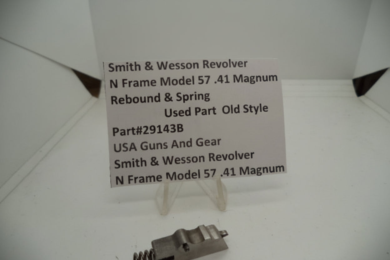 Smith & Wesson Revolver N Frame Model 57 Rebound Slide & Spring .41 Magnum Used 29143B