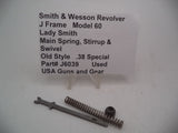 J6039 Smith & Wesson J Frame Model 60  38 SPL Main Spring, Stirrup & Swivel Used