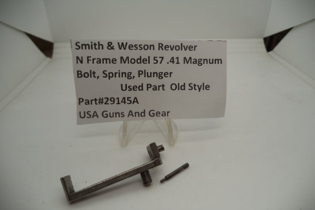 Smith & Wesson Revolver N Frame Model 57 Bolt, Spring & Plunger .41 Magnum Used 29145A