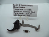 SW9B1 Smith & Wesson Pistol Model SW9VE 9 MM Trigger Bar Assembly Used