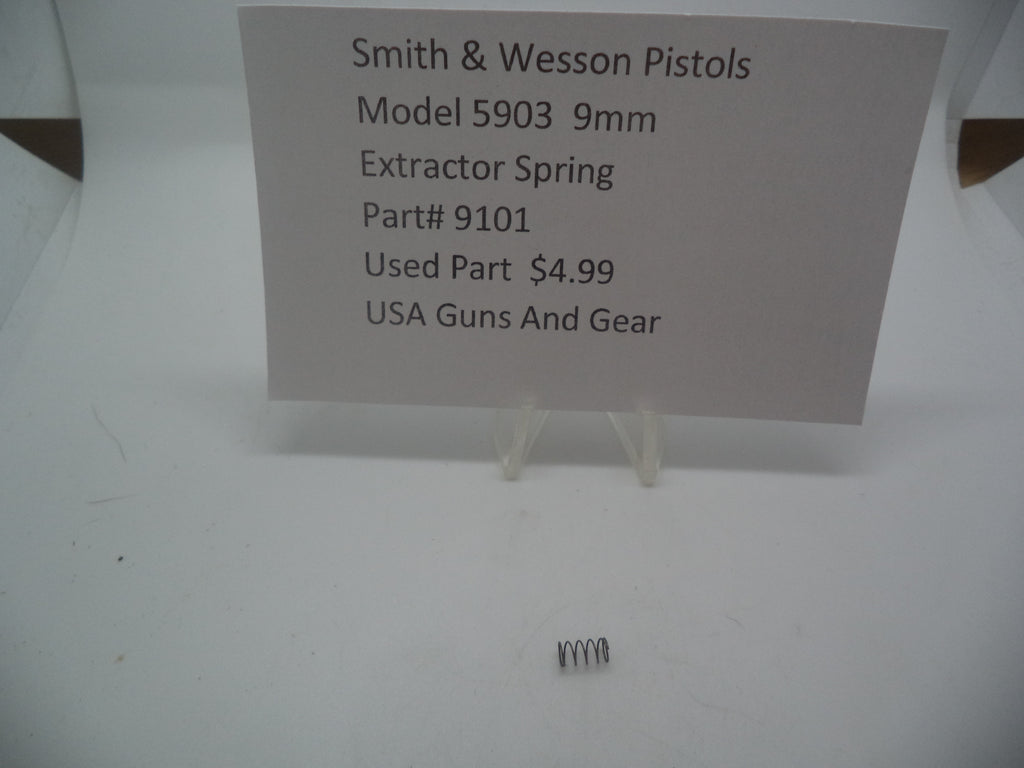 9101 Smith & Wesson Model 5903  9mm Extractor Spring Used Parts