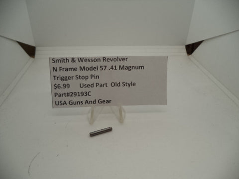 29193C Smith & Wesson Revolver N Frame Model 57 Trigger Stop Pin .41 Magnum  Used
