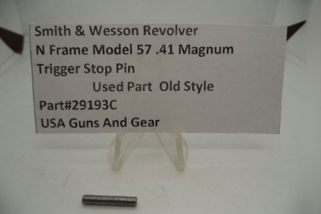 Smith & Wesson Revolver N Frame Model 57 Trigger Stop Pin .41 Magnum  Used 29193C