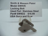 SW9D2 Smith & Wesson Pistol Model SW9VE 9 MM Locking Bolt Used Part