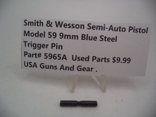 5965A Smith & Wesson Pistol Model 59 Blue Steel Trigger Pin Used Part 9MM
