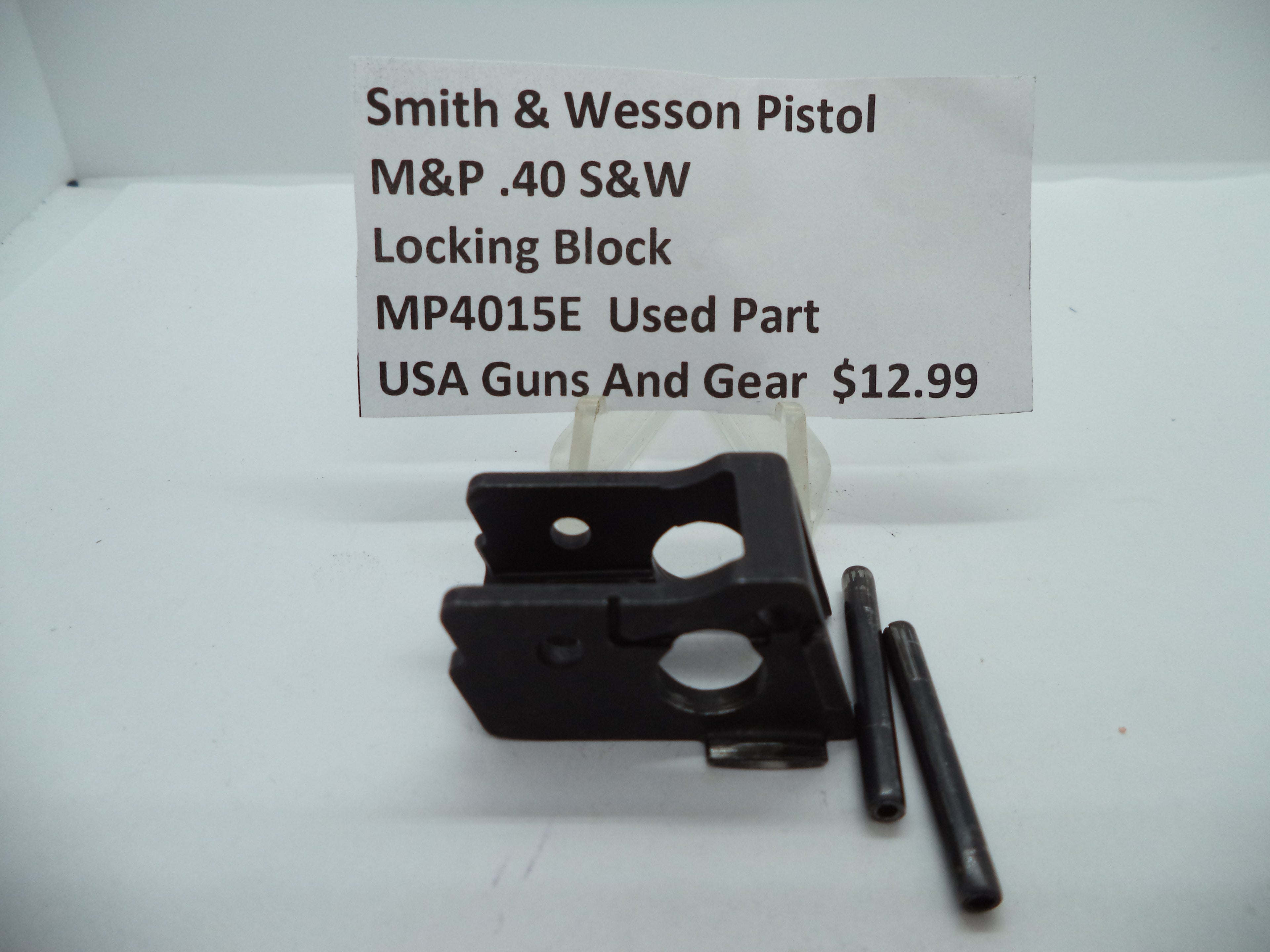 MP4015E Smith & Wesson Pistol M&P Locking Block Used Part .40 S&W
