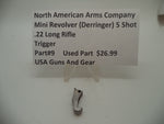 9 North American Arms Mini Revolver 5 Shot Trigger Used .22 Long Rifle