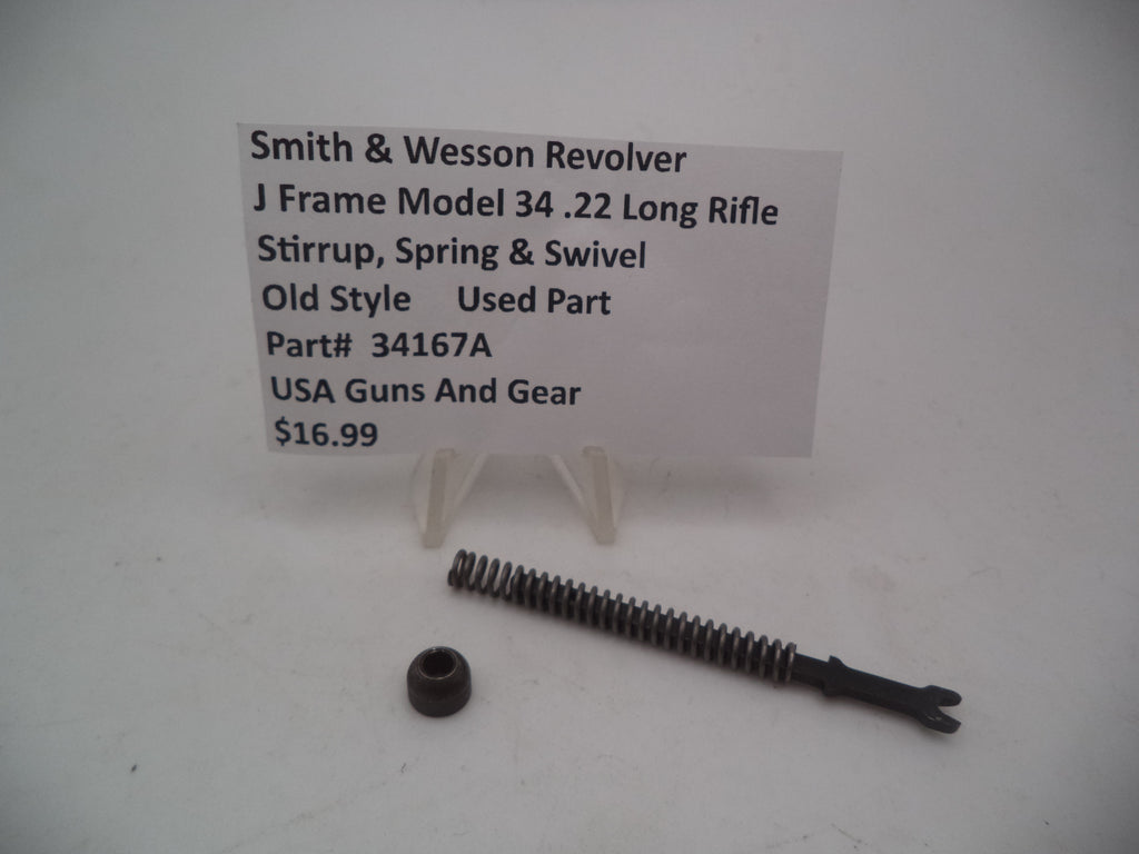 34167A Smith & Wesson J Frame Model 34 Stirrup Spring & Swivel .22 Long Rifle