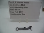 221421 Smith & Wesson Pistol Model 2214  Magazine Safety Lever .22 LR