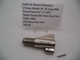 346A Smith & Wesson J Frame Model 34 Used 2" Pinned Barrel .22 Long Rifle