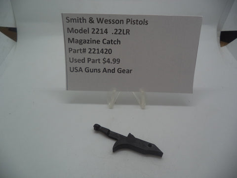 221420 Smith & Wesson Pistol Model 2214  Magazine Catch .22 LR
