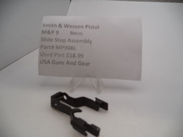 Smith & Wesson Pistol M&P 9 Slide Stop Assembly 9mm Used Part MP908C