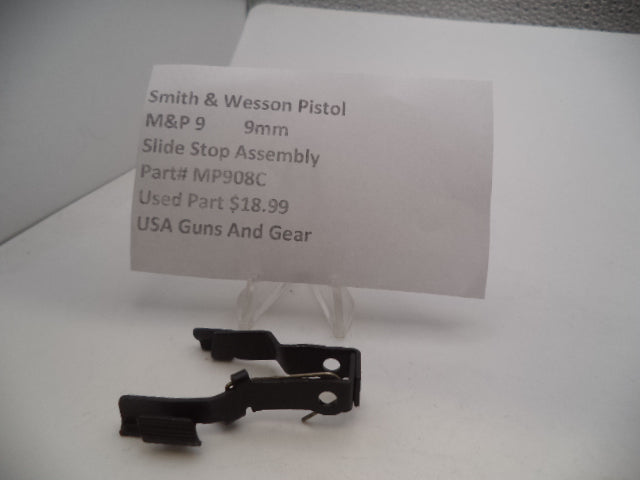 Smith & Wesson Pistol M&P 9 Slide Stop Assembly 9mm Used Part MP908C