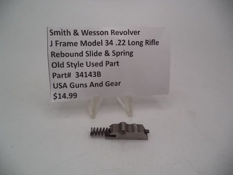 34143B Smith & Wesson J Frame Model 34 Rebound Slide & Spring .22 Long Rifle