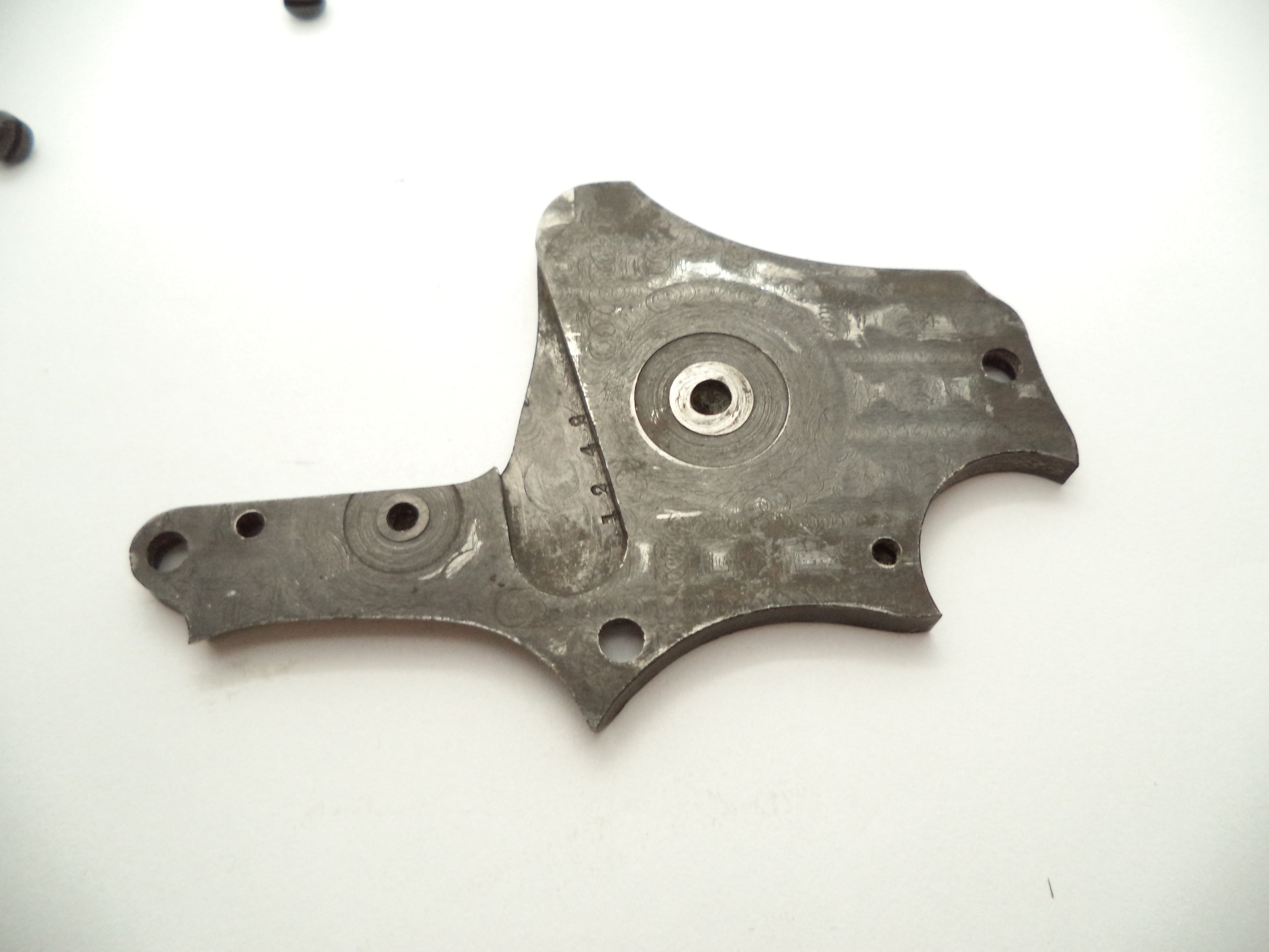 3 Smith & Wesson Revolver 22/32 Bekeart Part .22 LR Side Plate W/ Screws Rare Vi