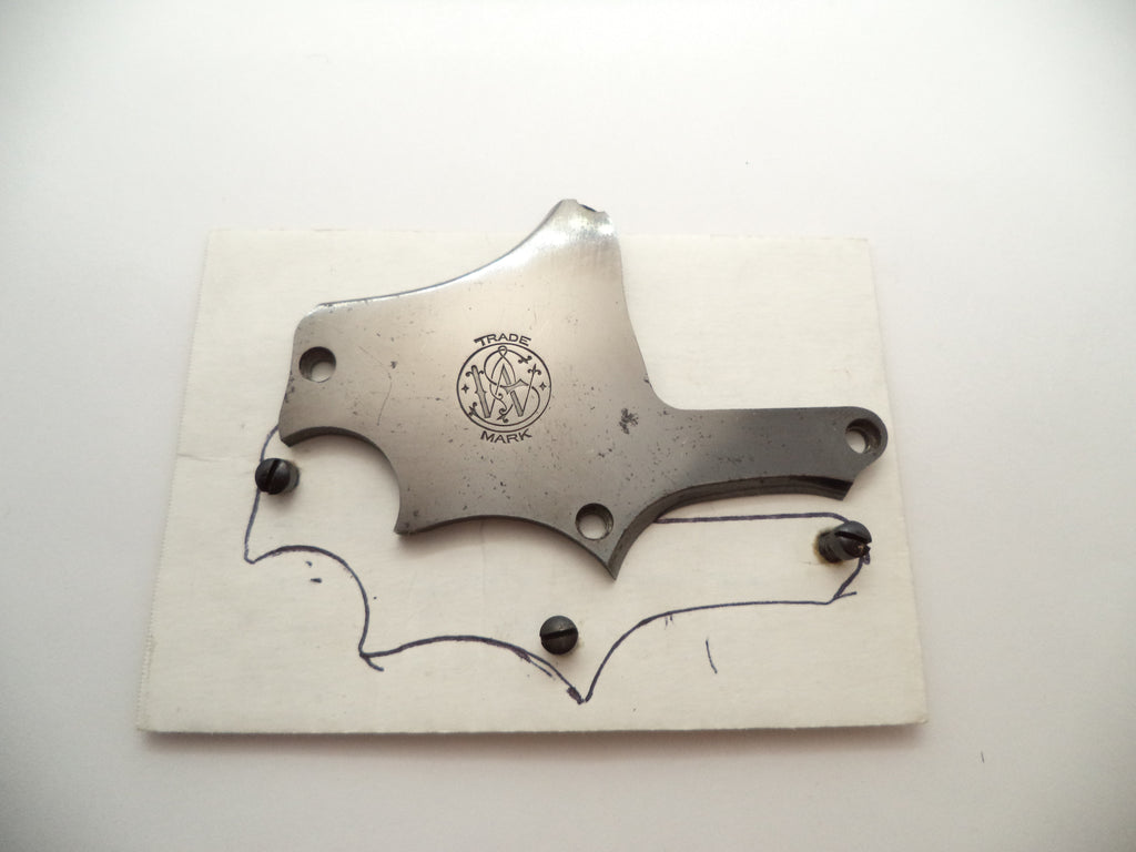 3 Smith & Wesson Revolver 22/32 Bekeart Part .22 LR Side Plate W/ Screws Rare Vi