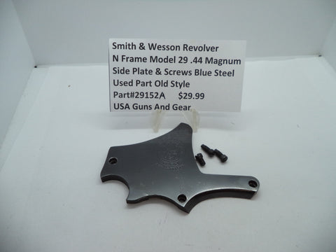 29152A Smith & Wesson N Frame Model 29 Side Plate & Screws Blued .44 Magnum