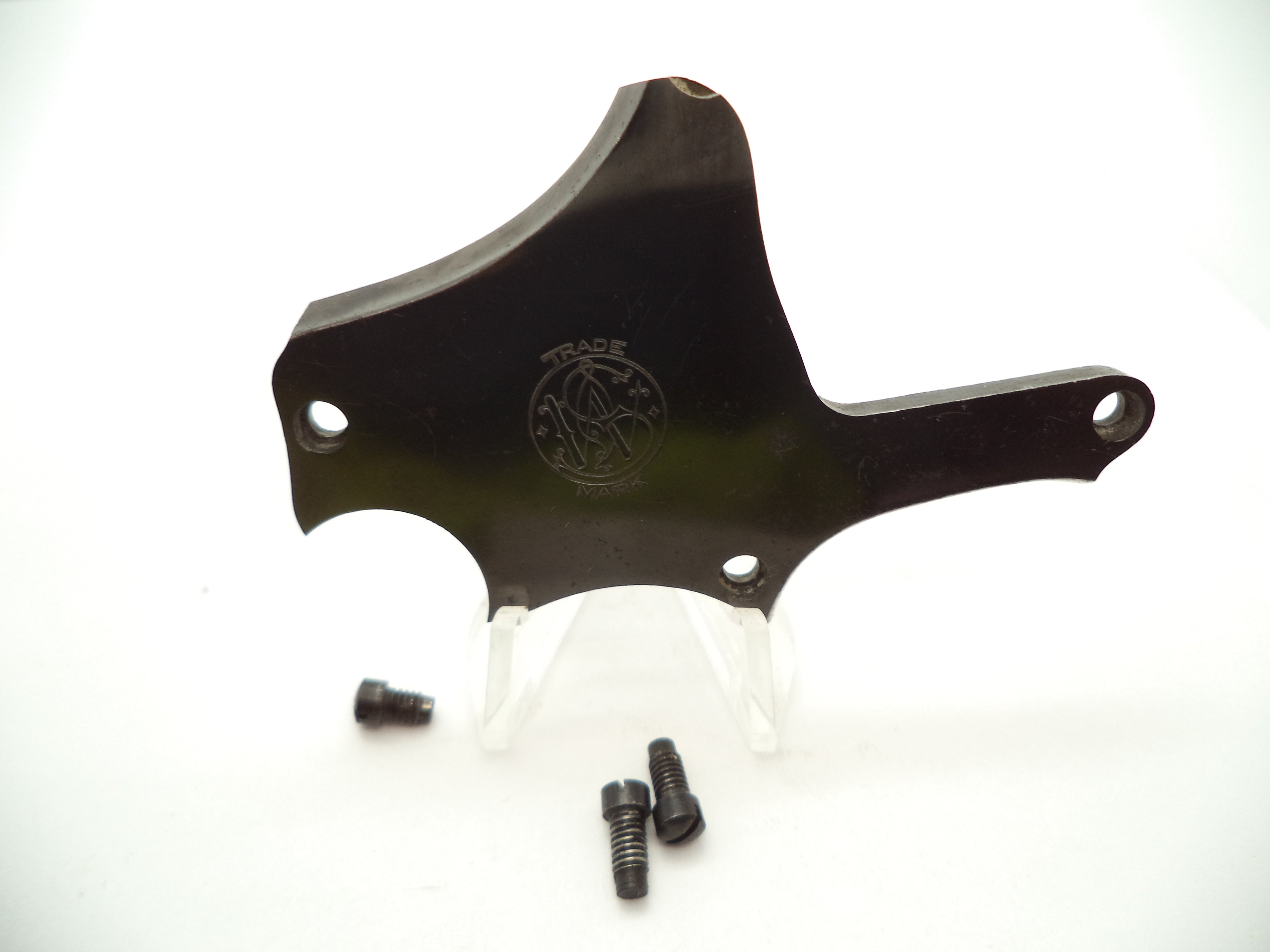 3 Smith & Wesson Revolver 22/32 Bekeart Part .22 LR Side Plate W/ Screws Rare Vi