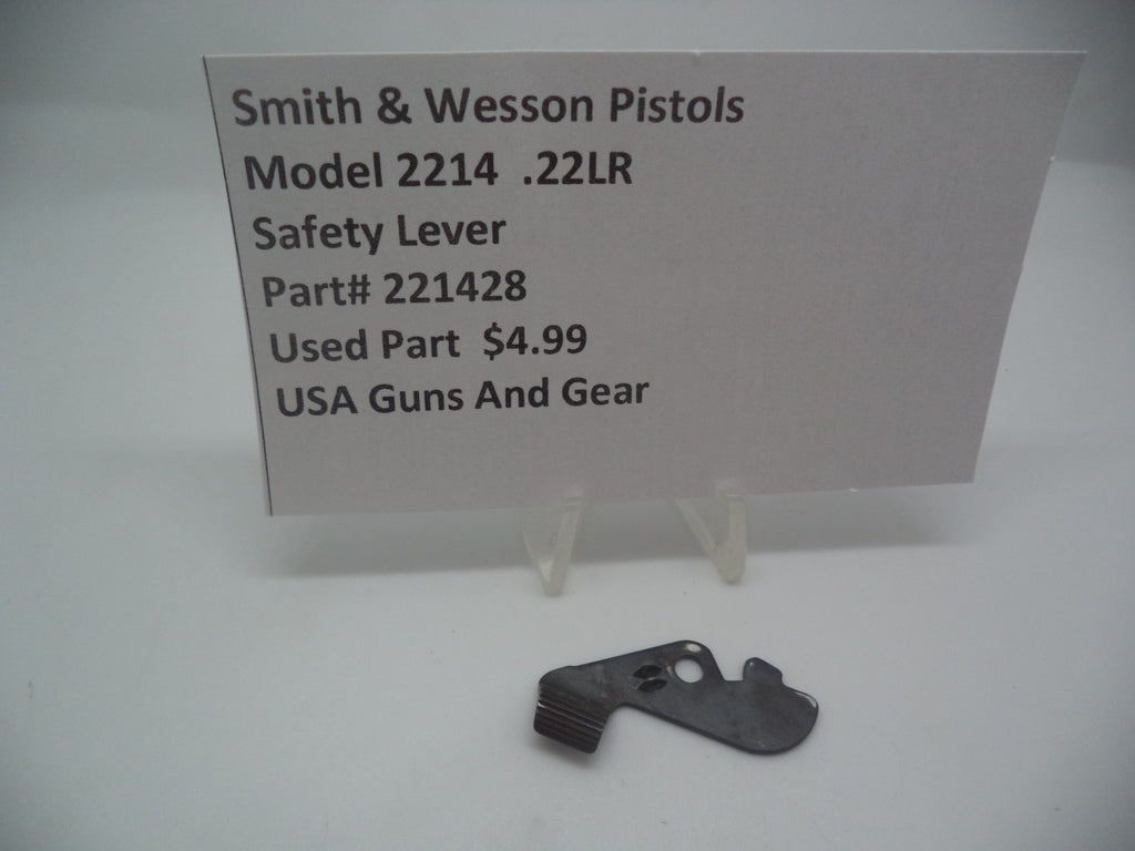 221428 Smith & Wesson Pistol Model 2214  Safety Lever .22 LR