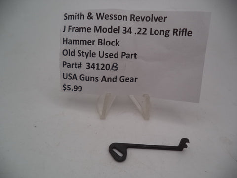 34120B Smith & Wesson J Frame Model 34 Used Hammer Block .22 Long Rifle