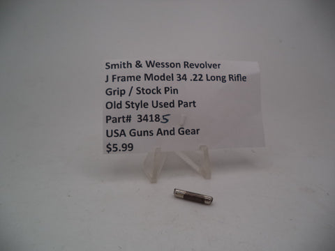 34185 Smith & Wesson J Frame Model 34 Used Grip/Stock Pin .22 Long Rifle