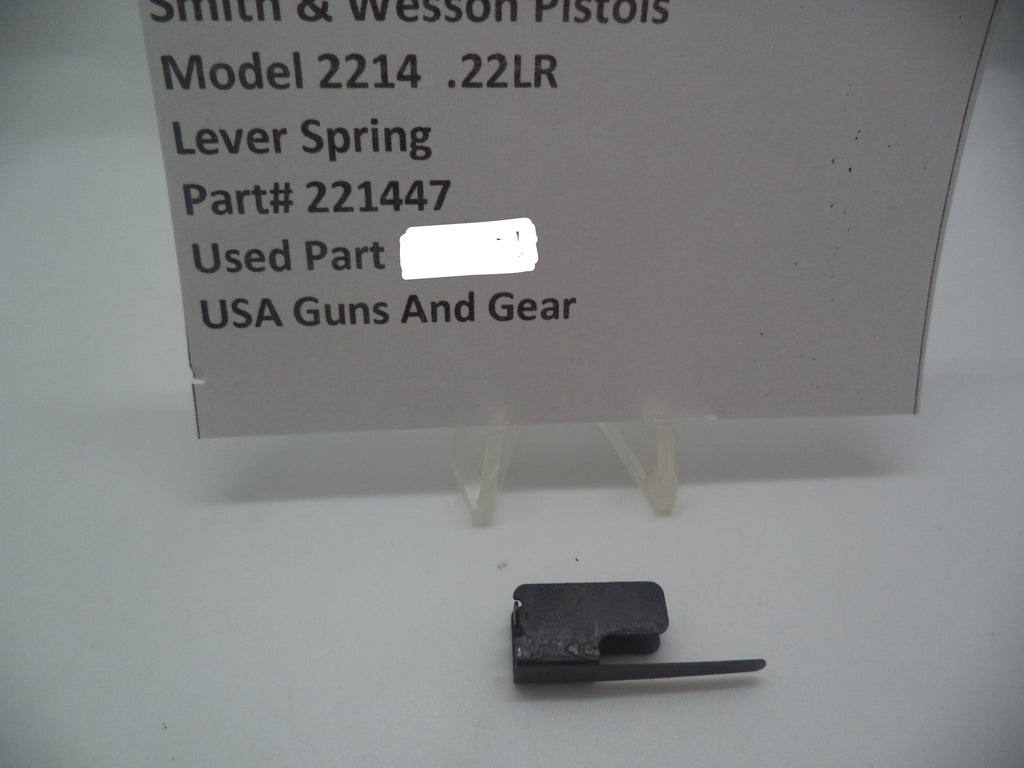 221447 Smith & Wesson Pistol Model 2214 Lever Spring .22 LR