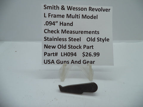 LH094 Smith & Wesson L Frame Multi Model .094" Hand New Old Stock