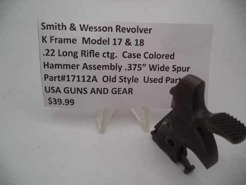 17112A Smith & Wesson K Frame Model 17 & 18 Hammer .375 Wide Spur .22 LR
