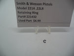 221432 Smith & Wesson Pistol Model 2214 Retaining Pin .22 LR