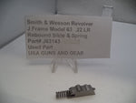 J63143 Smith & Wesson Revolver J Frame Model 63 Rebound Slide & Spring .22 LR  Used