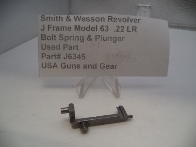 Smith & Wesson J Frame Bolt, Spring & Plunger - Stainless Steel Used J6345