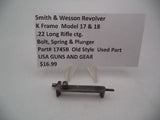 1745B S&W K Frame Model 17 & 18 Bolt Spring & Plunger .22 Long Rifle ctg.