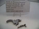 J63189 Smith & Wesson Revolver J Frame Model 63 Trigger Assembly .22 LR  Used Part