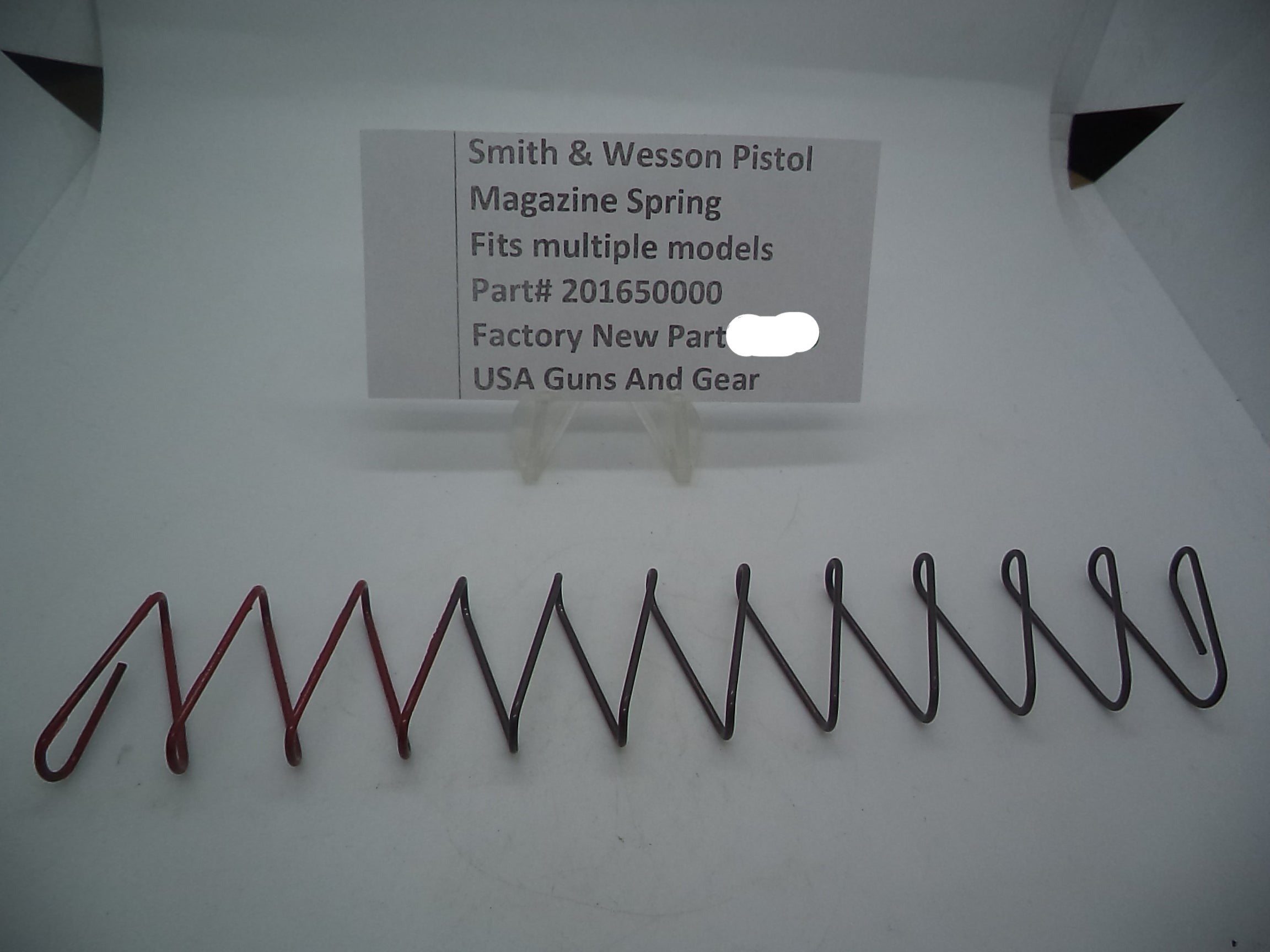 201650000 S&W Magazine Spring CS9C CS9S 39 3904 3906 3913 3914 39 & Others